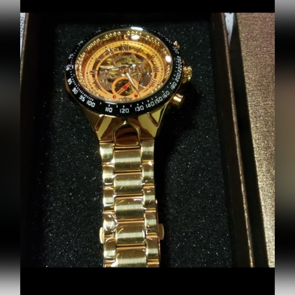 Automatic skeleton winner tm 432 men's watch